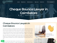 Cheque Bounce Lawyer in Coimbatore - Cheque Bounce Lawyer