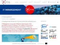 IT Management - constag ag - ict consulting- thurgau - märstetten