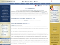 Learn About United States (U.S.) Constitution Amendments | Constitutio
