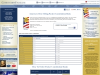 Buy United States (U.S.) Pocket Constitution Books Online Today! Natio