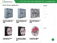 Green House Application Exhaust Fan | Constromech FZCO