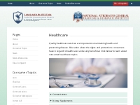 Healthcare - Consumer Protection