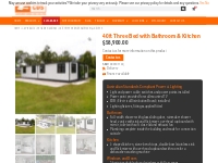 40ft Three Bed with Bathroom   Kitchen - Container Domes   Shelters