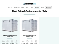 Parkhomes for Sale South Africa ☑️ Steel Containers for Hire