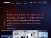                   Data Governance: What it is, Why it Matters,   How t