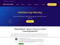 Contract Solutions by Industry | ContractSafe