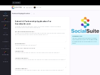 Partnership Application - socialsuite.com