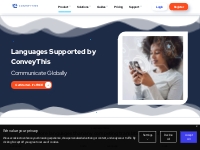Languages Supported by ConveyThis: Communicate Globally