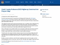 Cook County Releases 2023 Highway Construction Project Map