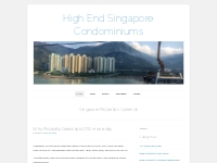High End Singapore Condominiums