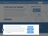 CCPA Opt-Out Solution | Built for Publishers and Advertisers - CookieP
