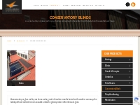 Conservatory Blinds | Conservatory Blinds Online - Coolabah Shades