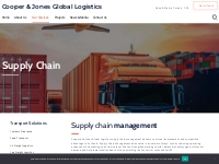 Supply Chain - Cooper   Jones Global Logistics