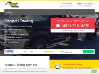 Coppell Towing | Call (469) 726-4051 | 24 hours towing Emergency Coppe