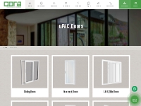 uPVC Doors Modern design in Delhi, India| Cora windows