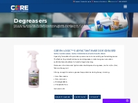 Degreasers For Companies, Industrial Use and More - Core Products