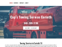 Towing Service in Corinth, TX - 24/7 Roadside Assistance