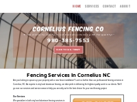 Fencing Services | Fencing Company | Cornelius NC