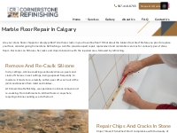 Floor Repair Calgary | Marble Resurfacing Calgary