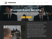 Premium Event Security Services - Cornerstone Security   Transport