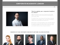 Corporate headshots in London at our Beech St studio or at your office