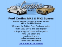 Ford Cortina Spares Lotus 1600E Mk1 Mk2 Gasser classic car parts Spare