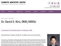 Dr. David S. Kim, DMD, MMSc | Prosthodontist Newton, MA | Boston
