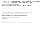 Juvederm: Reviews, Costs   Side Effects - American Cosmetic Associatio