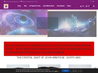 Crystal shop of John Armitage   A fine collection of healing crystals 
