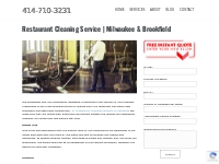 Restaurant Cleaning Service | Milwaukee   Brookfield