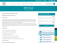 AWS Cloud Training center in Hyderabad 8885166007