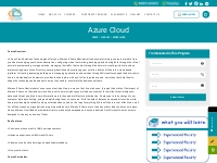 Azure Cloud Training Center In Hyderabad 8885166007