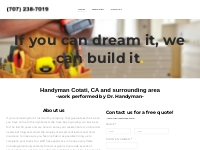 Cotati Handyman Pros | Handyman Services in Cotati, California. We do 