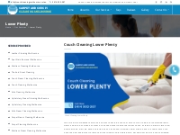 Couch Cleaning Lower Plenty, Melbourne - Sofa Cleaning