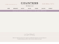 Lighting - Countess Marquees