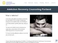 Addiction   Recovery Counseling   Portland   503-479-4600