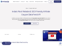 India's Most Unique   SEO Friendly Affiliate Coupon Data Feed API