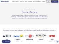 Top Merchants Partners Available to Get Data Feed From Coupomated