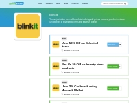 Blinkit Coupons and Deals