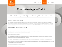   		Court Marriage in Delhi, Court Marriage ConsultantCourt Marriage C