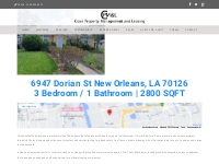 6947 Dorian St New Orleans, LA 70126 - Coxe Property Management and Le