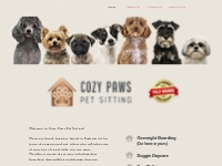 HOME | CozyPaws Pet Sitting