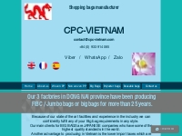 Big Bags FIBC | CPC Vietnam | Bag Manufacturing Factory