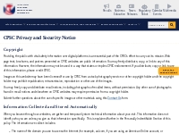 CPSC Privacy and Security Notice | CPSC.gov