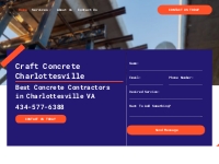       Concrete Company | Concrete Contractor | Charlottesville, VA