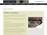 Window restoration | Craft Glass Ltd