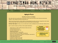 Aging In Place Modifications | Sacramento, CA Craftsman Home Repair