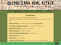 Our Services | Sacramento, CA Craftsman Home Repair