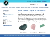 Birth Stones   signs of the Zodiac - Craftstones