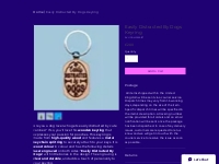 Easily Distracted By Dogs Keyring | Crafty by Miles| out of stock